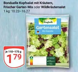 Globus Bonduelle kopfsalat mit kräutern Angebot