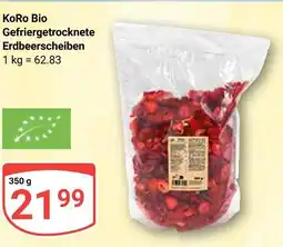 Globus Koro bio gefriergetrocknete erdbeerscheiben Angebot