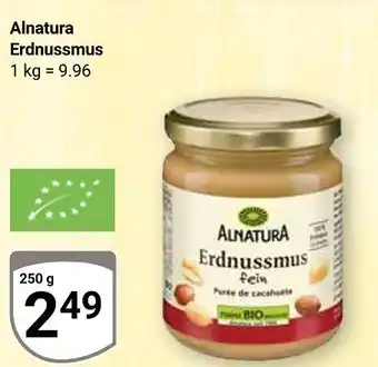 Globus Alnatura erdnussmus fein Angebot