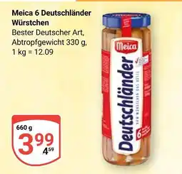 Globus Meica 6 deutschländer würstchen Angebot