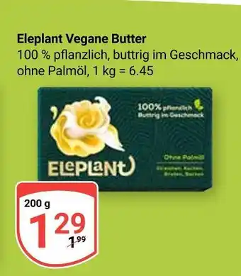Globus Eleplant vegane butter Angebot