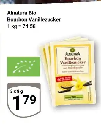 Globus Alnatura bio bourbon vanillezucker Angebot