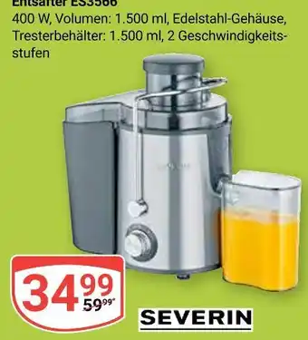 Globus Severin entsafter es3566 Angebot