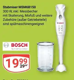 Globus Bosch stabmixer msm6b150 Angebot