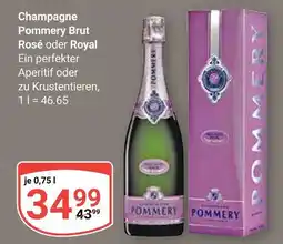 Globus Pommery champagne brut rosé Angebot
