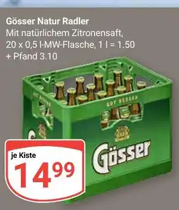 Globus Gösser natur radler Angebot