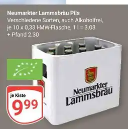 Globus Neumarkter lammsbräu neumarkter lammsbräu pils Angebot