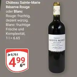 Globus Château sainte-marie réserve rouge Angebot