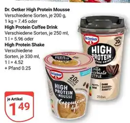 Globus Dr. oetker high protein mousse Angebot