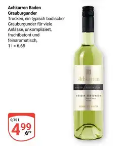 Globus Achkarren baden grauburgunder Angebot