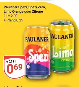 Globus Paulaner spezi Angebot