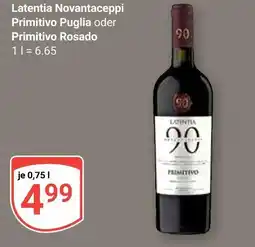 Globus Latentia novantaceppi primitivo puglia Angebot
