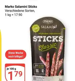 Globus Marko salamini sticks classic Angebot