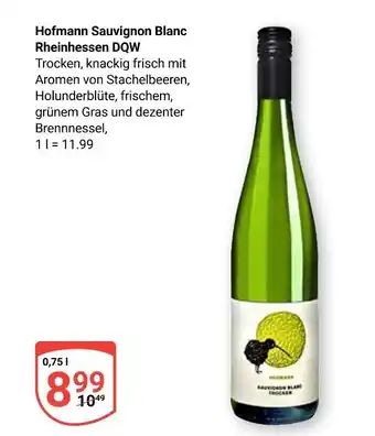 Globus Hofmann sauvignon blanc rheinhessen dqw Angebot