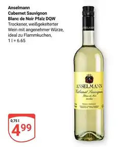 Globus Anselmann cabernet sauvignon blanc de noir pfalz dqw Angebot