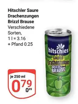 Globus Hitschler saure drachenzungen brizzl brause Angebot