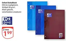 Globus Oxford schulblock din a4 Angebot