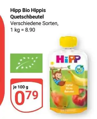 Globus Hipp bio hippis quetschbeutel Angebot