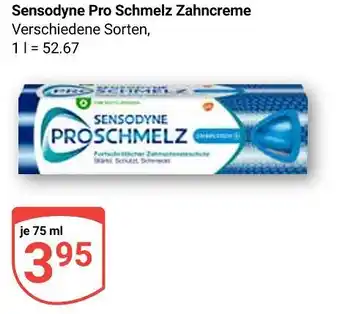 Globus Sensodyne pro schmelz zahncreme Angebot