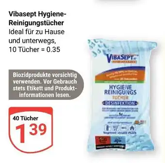 Globus Vibasept hygiene reinigungstücher Angebot