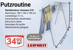 Globus Leifheit standtrockner linomaxx 210 Angebot