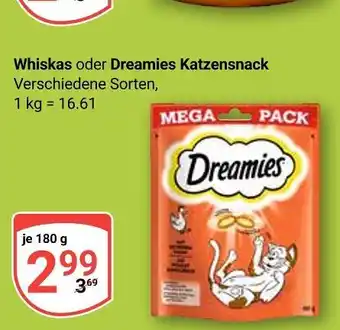 Globus Whiskas whiskas katzensnack Angebot