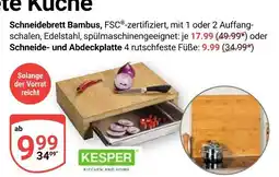 Globus Kesper schneidebrett bambus Angebot