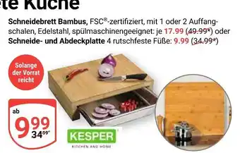 Globus Kesper schneidebrett bambus Angebot