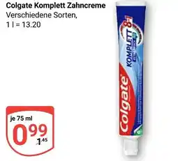 Globus Colgate komplett zahncreme Angebot