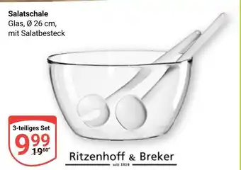 Globus Ritzenhoff & breker salatschale Angebot