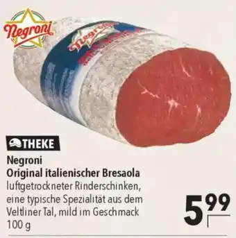 CITTI Markt Negroni Original italienischer Bresaola Angebot