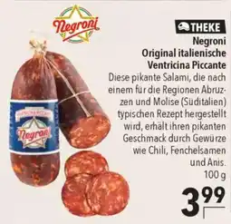 CITTI Markt Negroni Original italienische Ventricina Piccante Angebot