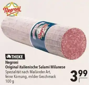 CITTI Markt Negroni Original italienische Salami Milanese Angebot