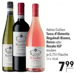 CITTI Markt Tasca d'Almerita Regaleali Bianco, Rosso oder Rosato IGP trocken Angebot