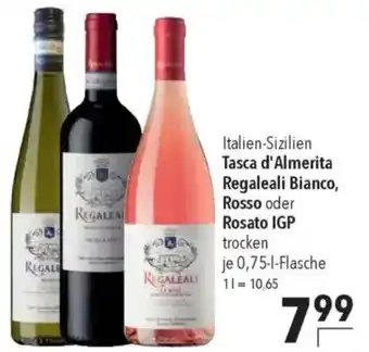 CITTI Markt Tasca d'Almerita Regaleali Bianco, Rosso oder Rosato IGP trocken Angebot