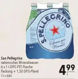 CITTI Markt San Pellegrino italienisches Mineralwasser Angebot