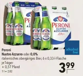 CITTI Markt Peroni Nastro Azzurro oder 0,0% Angebot