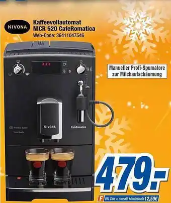 Expert Nivona Kaffeevollautomat Nicr520 Caferomatica Angebot