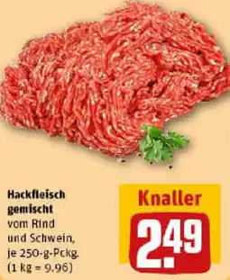 REWE Hackfleisch gemischt Angebot
