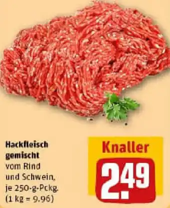 REWE Hackfleisch gemischt Angebot