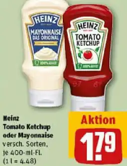 REWE Heinz Tomato Ketchup oder Mayonnaise Angebot