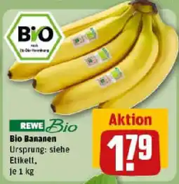 REWE Bio Bananen Angebot