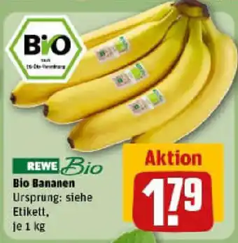 REWE Bio Bananen Angebot