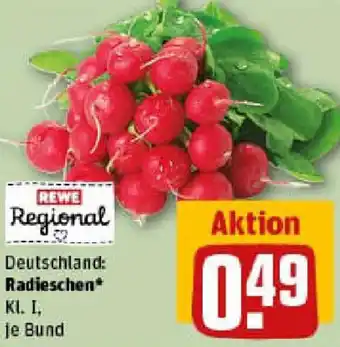 REWE Radieschen Angebot