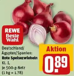 REWE Rote Speisezwiebeln Angebot