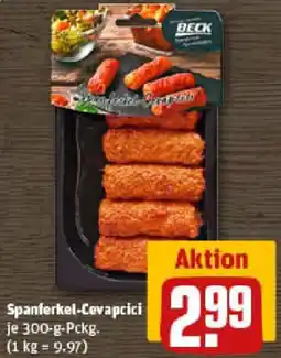 REWE Spanferkel-Cevapcici Angebot