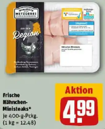 REWE Frische Hähnchen Ministeaks Angebot