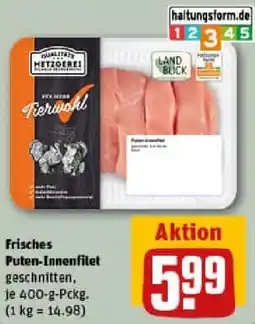 REWE Frisches Puten-Innenfilet Angebot