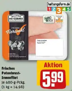 REWE Frisches Putenbrust Innenfilet Angebot