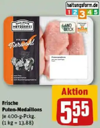 REWE Frische Puten-Medaillons Angebot